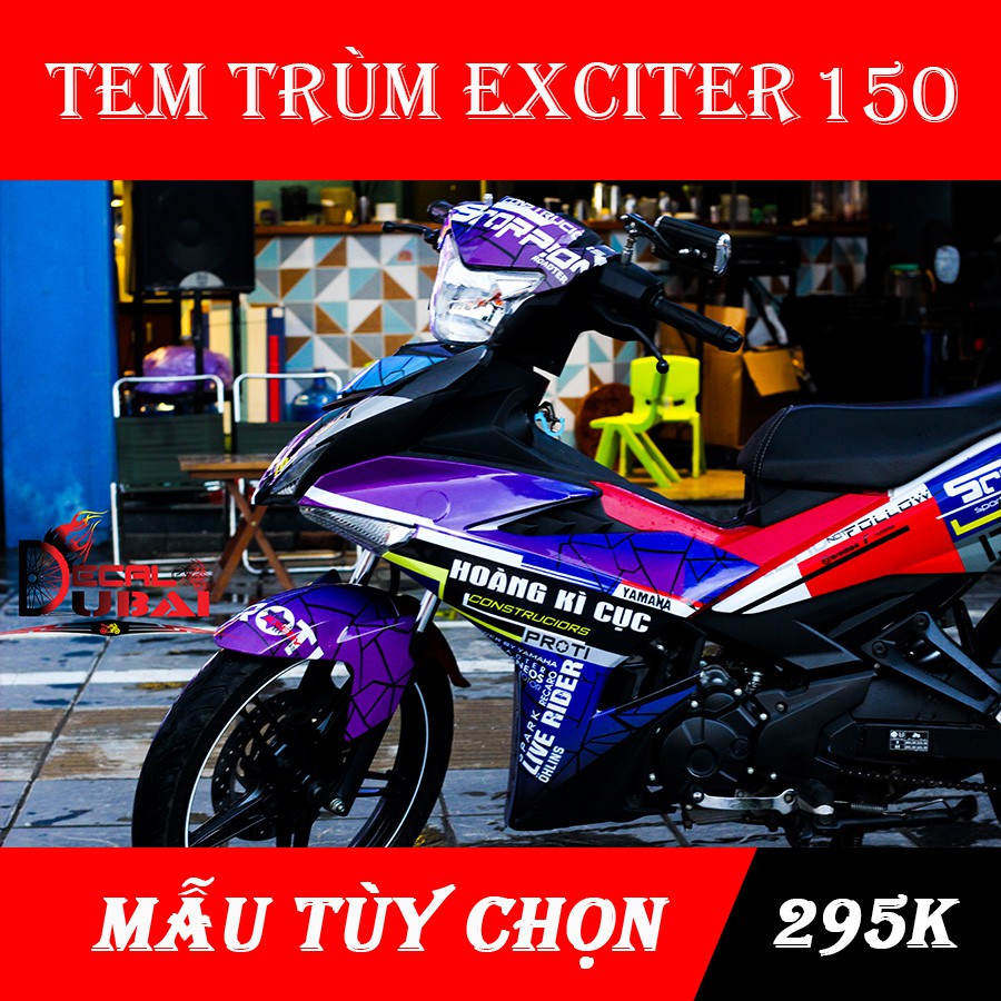 Tem Trùm Exciter 150 Tem Đấu