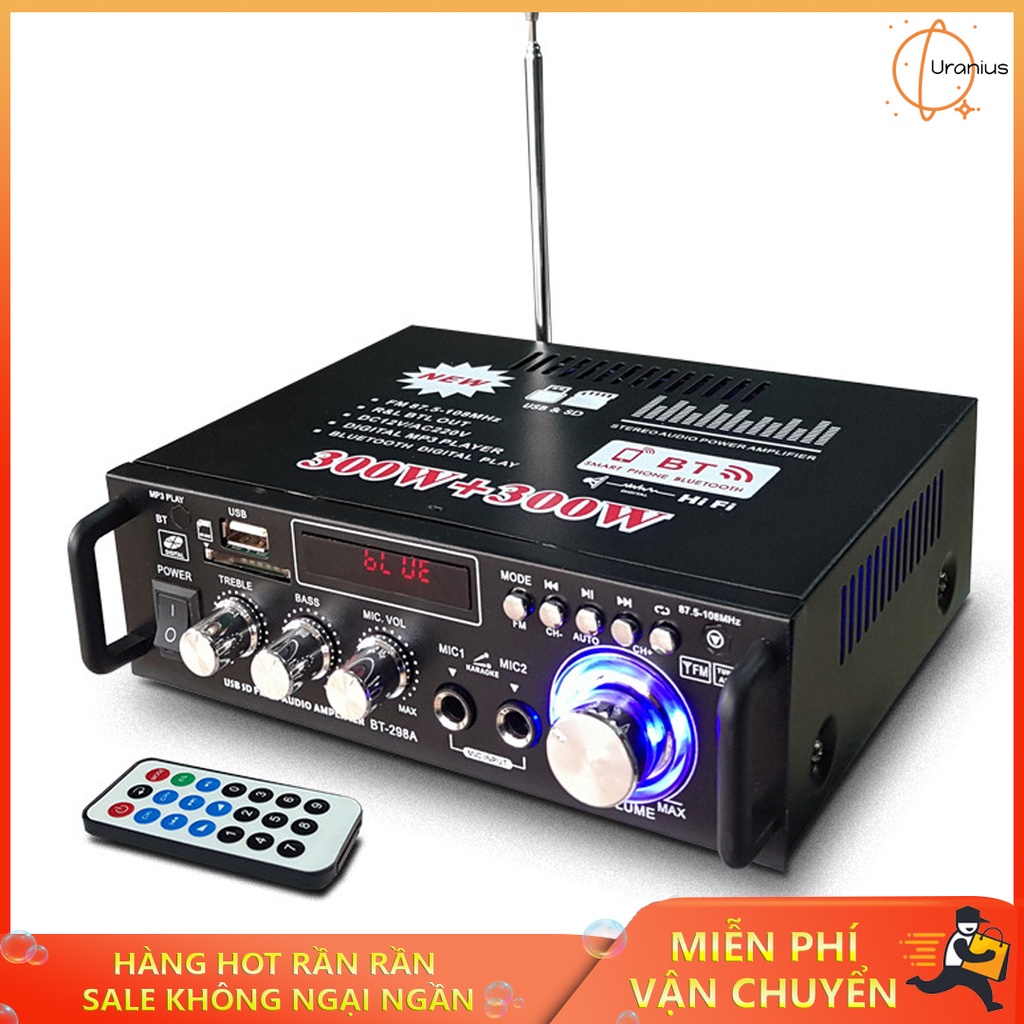 Amly karaoke, Amly Mini Bluetooth BT-298A phiên bản cao cấp, chức năng đa dạng, chống rú, rít