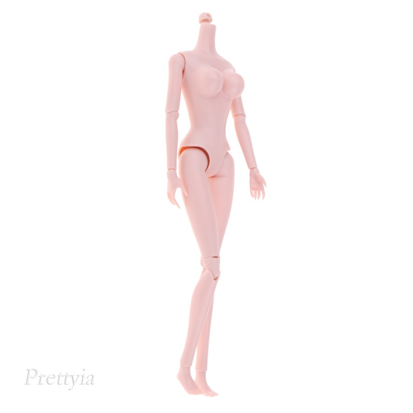 [PRETTYIA] Nude Body Parts Joints for 1/6 XinYi /BJD Doll Custom Big Chest Flat Foot