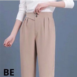 Quần baggy nữ cạp cao siêu hack dáng Quần công sở nữ thiết kế túi trước độc lạ hót nhất