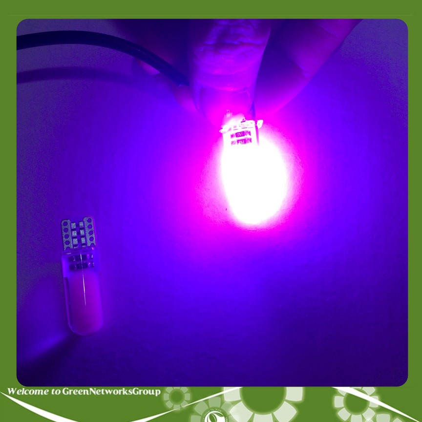 Bóng led T10 đèn xi nhan đèn Demi xe máy ô tô chip cob (Cam - Vàng - Dạ quang)