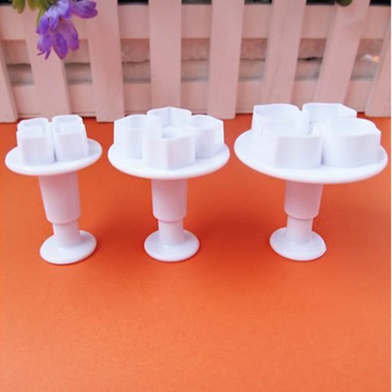 Hl Set 3 Khuôn Cắt Tạo Hình Trang Trí Bánh Kem