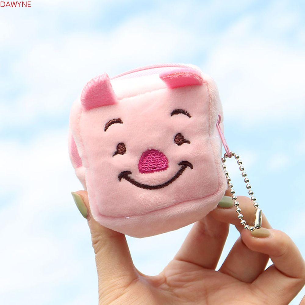 Dwayne Ví Đựng Tiền Xu Hình Động Vật Hoạt Hình Đáng Yêu Kèm Móc Khóa Dành Cho Bé Gái