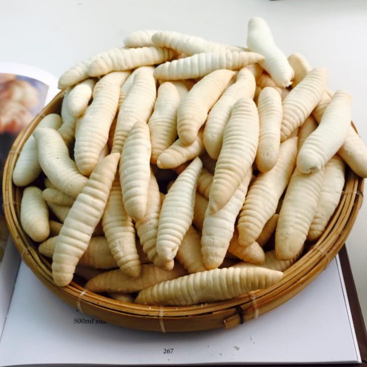 Bánh con sùng trắng - 500g - Bánh con đuông / con sâu - ăn vặt ngon