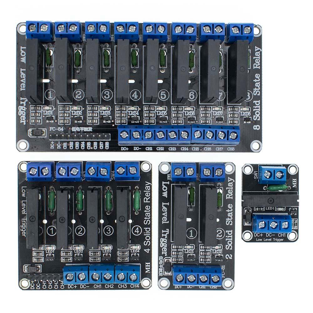 Mô Đun Rơ Le Cầu Chì 240V 2A 5V 1 / 2 / 4 / 8 Kênh Chuyên Dụng