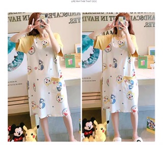 Váy Đầm Form Dáng Rộng Doremon Doraemon