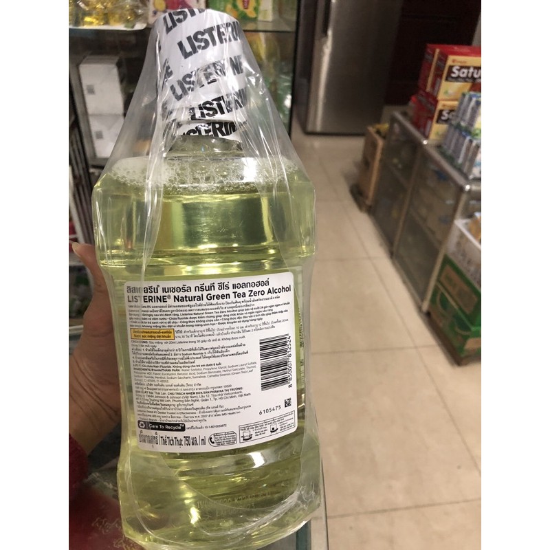 Nước súc miệng Listerinne  trà xanh 750ml date 10/2025