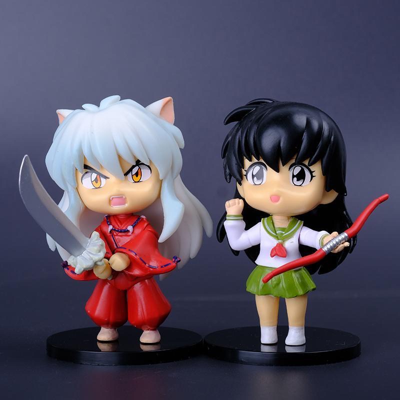 Mô Hình Inuyasha Khuyển Dạ Xoa, Cát Cánh, Sát Sinh Hoàn, Higurashi Kagome A Li Cực CUTE Cực Sắc Nét