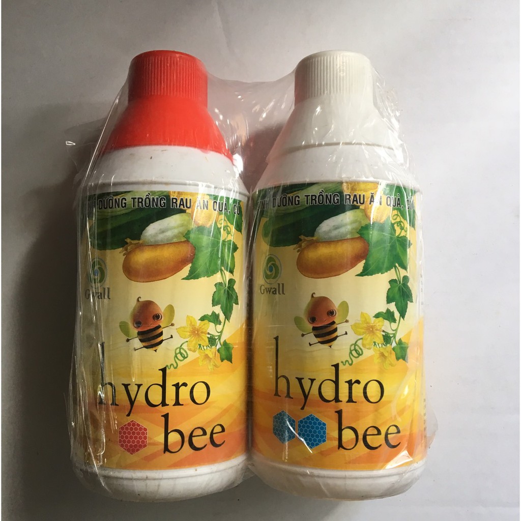Cặp dung dịch dinh dưỡng thủy canh Hydrogreen chuyên dùng cho dâu tây , cà chua