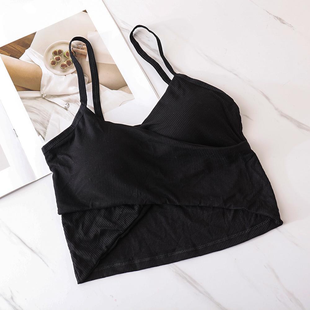 Áo Nữ Không Tay Cổ Chữ V Lưng Cao Thời Trang Quyến Rũ