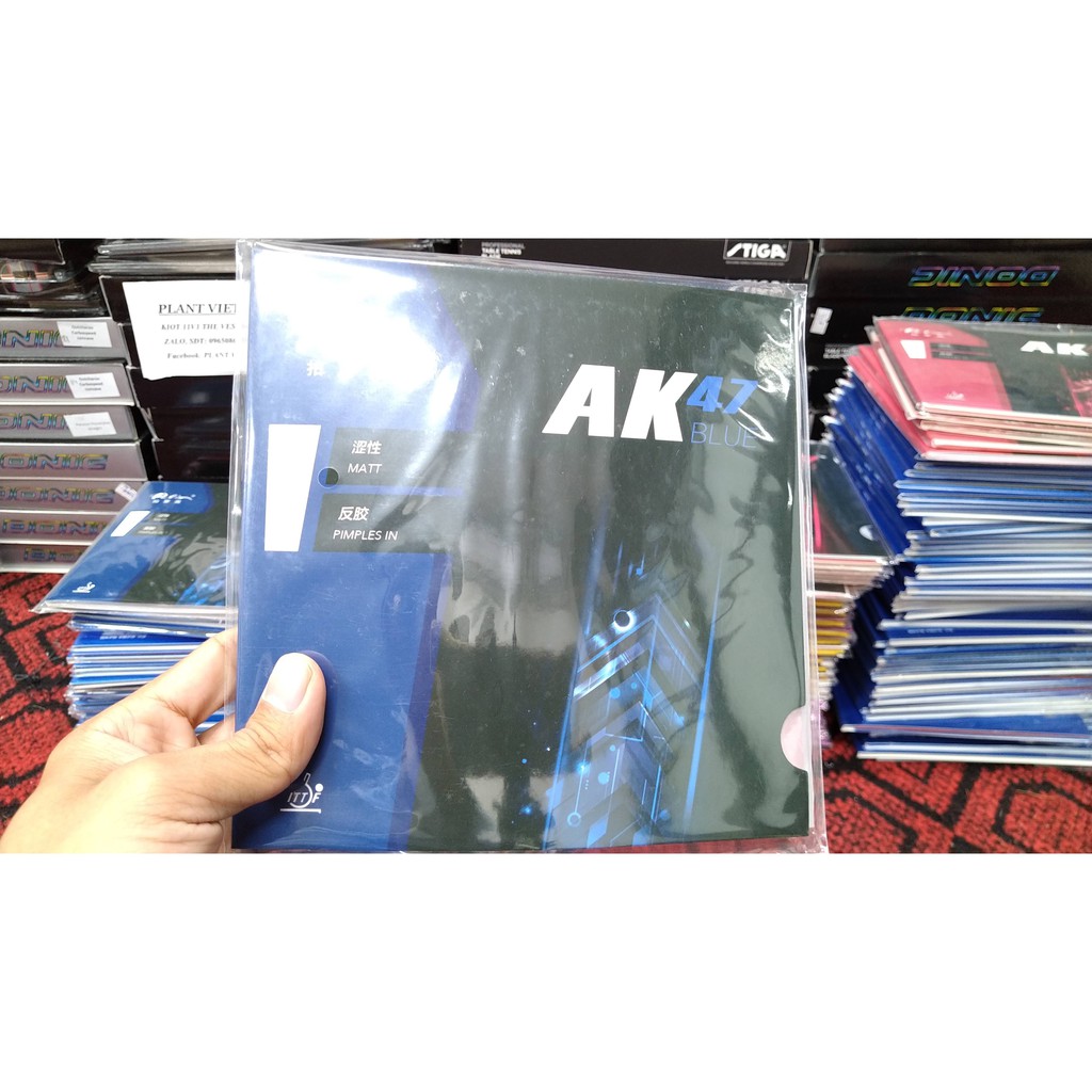 Mặt vợt palio ak47 xanh chính hãng [Mua 02 mặt tặng keo sữa energy long 3]