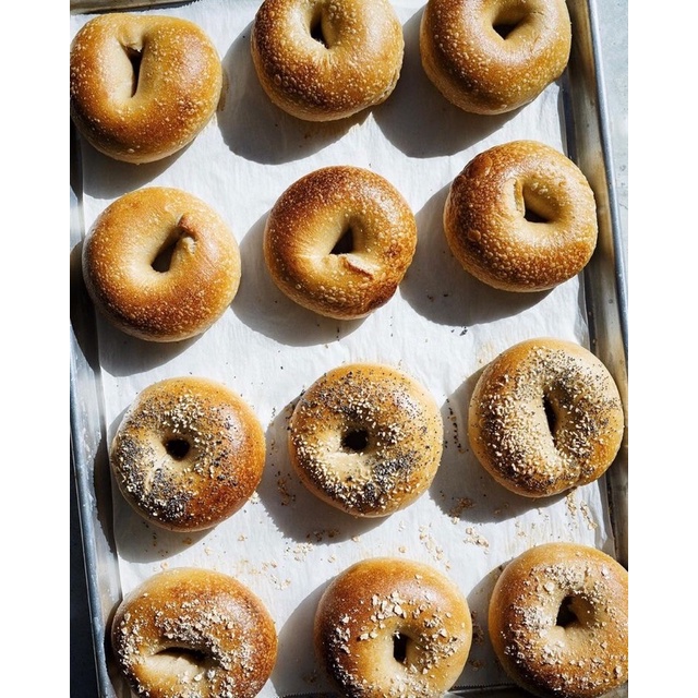 Bánh mì Bagel Men Tự Nhiên-SOURDOUGH BAGEL