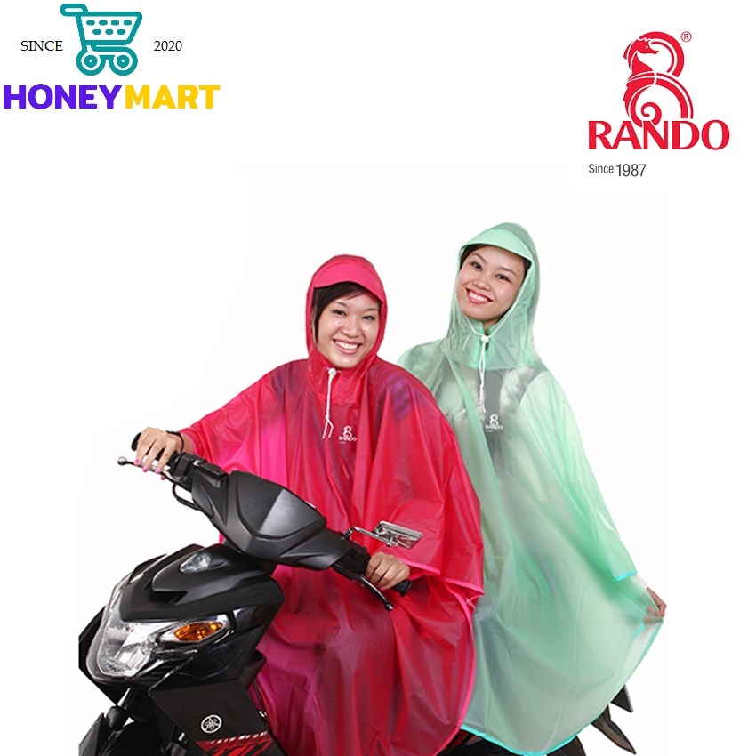 Áo Mưa Bướm Trong Màu RanDo APPC-06 thời trang cho cả nam và nữ Honeymart