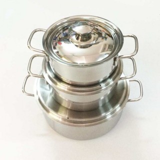 Bộ 3 nồi inox sharp