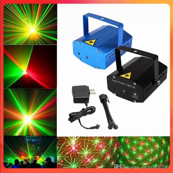 Đèn chiếu laser cảm biến âm thanh, cảm ứng theo nhạc sân khấu