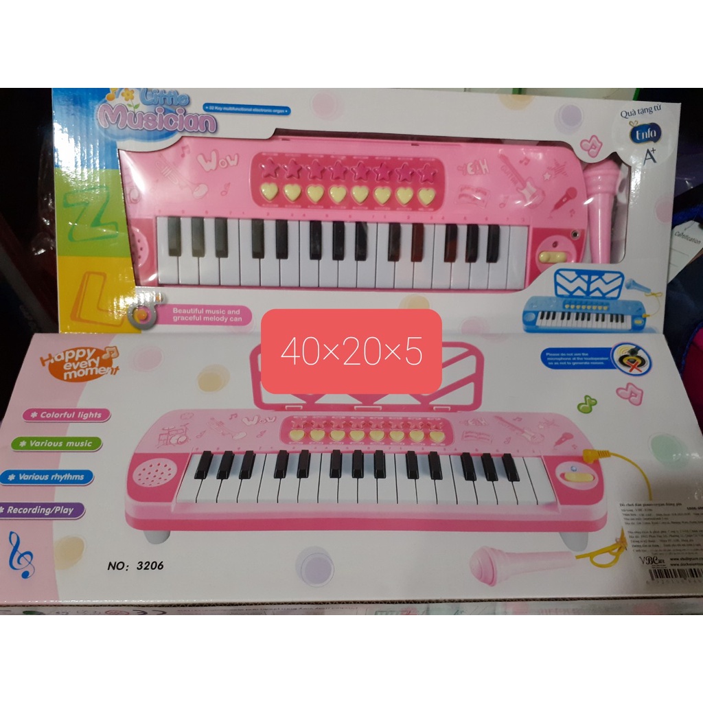 Đồ chơi Đàn Piano/Organ cho bé dùng pin có mic hát Quà tặng từ Anfa + Kèm pin