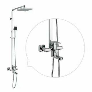 Bộ sen cây nóng lạnh đồng thau cao cấp mạ crôm