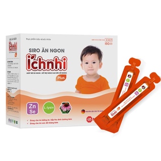 Siro Ăn Ngon Ích Nhi Plus hộp 20 ống