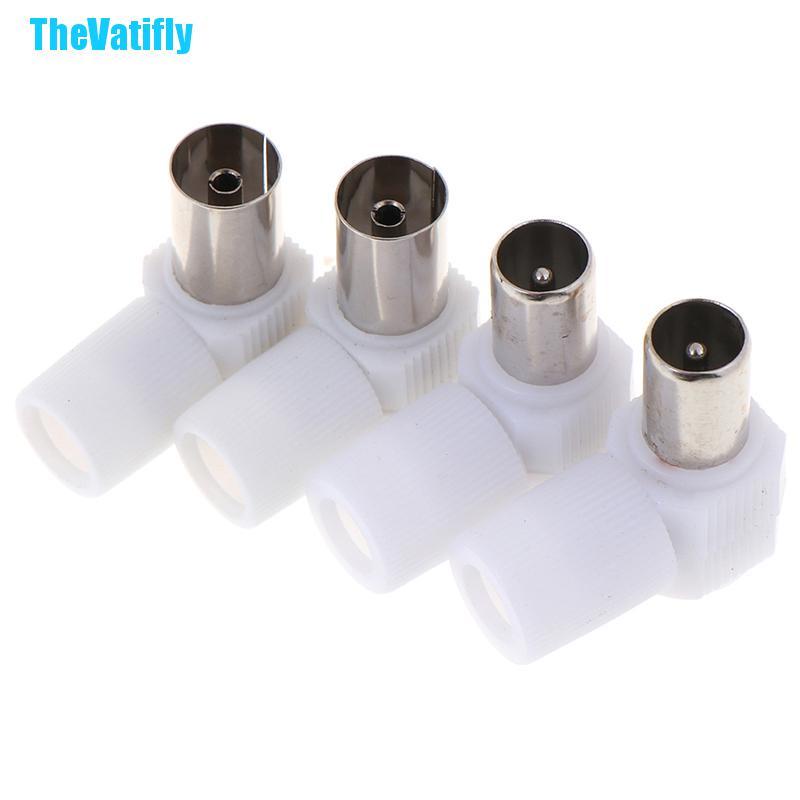 Bộ 2 Cặp Jack Cắm 90 Độ Chuyên Dụng Cho Tv