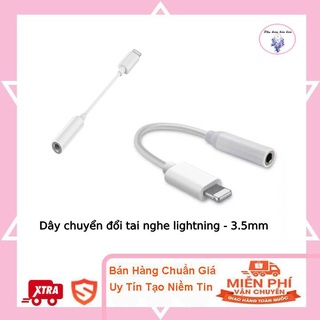 Dây cáp chuyển đổi tai lightning sang 3.5 dành cho tai nghe