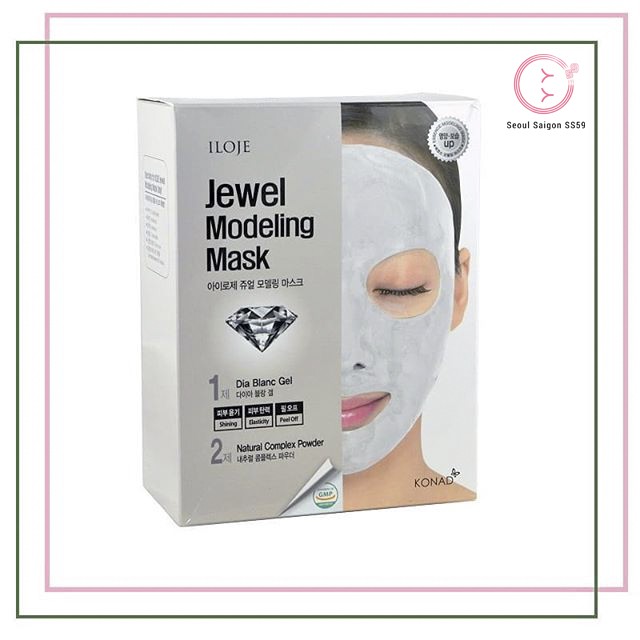 Mặt nạ đá quý Konad (Combo hộp 5 miếng - 50gx5) Konad Iloje Modeling Mask Gel Set