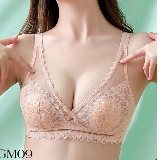 Áo lót đệm mỏng cup lớn không gọng cho người ngực to Mahola GM09