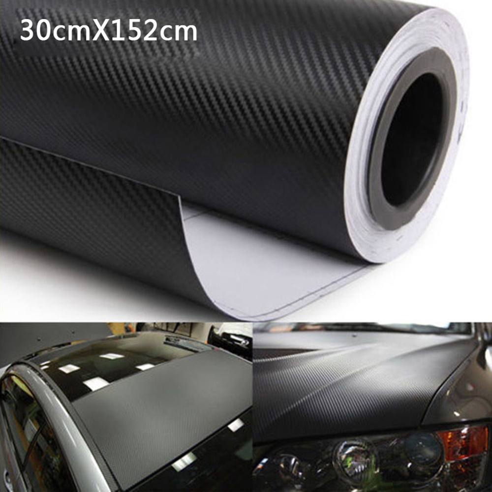 Cuộn sticker vân cacbon 152*30cm dán trang trí xe hơi