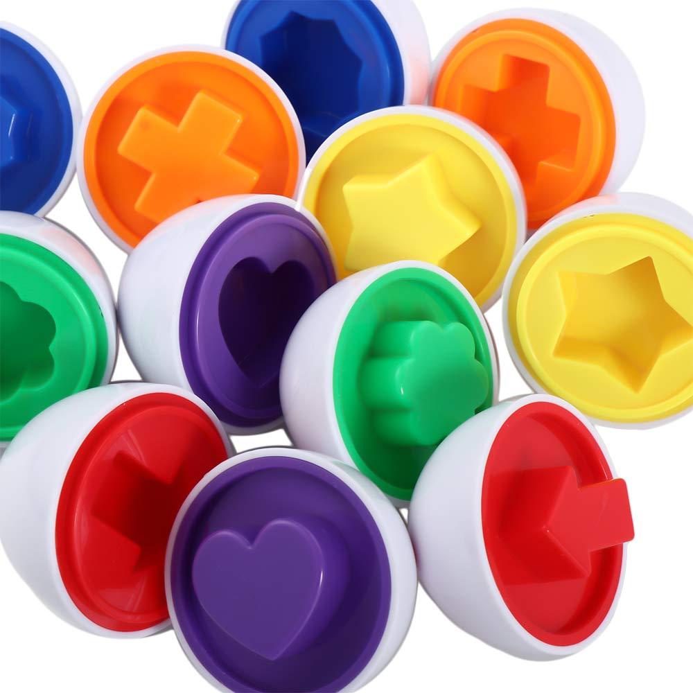 Đồ Chơi Quả Trứng Giả Lắp Ráp 3D Nhiều Màu Thông Minh Cho Bé