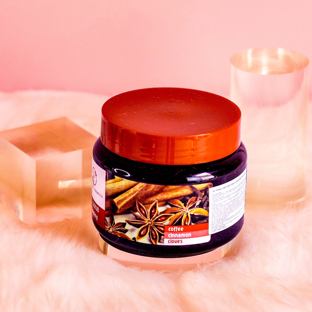 Tẩy Da Chết Toàn Thân Quế Hồi Cà Phê Nga 380g