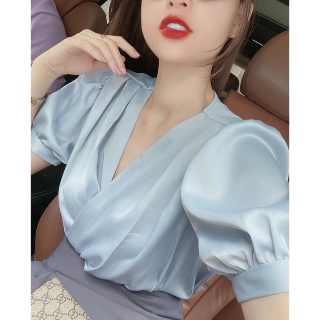 Áo sơ mi lụa Zara
