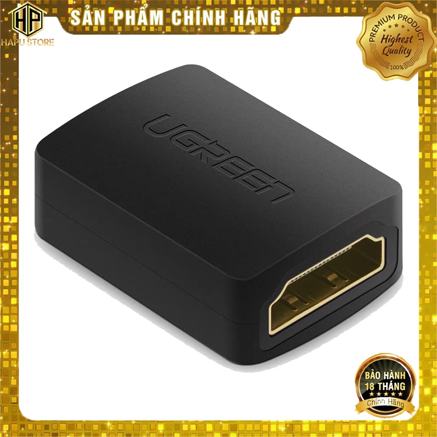 Đầu nối HDMI Ugreen - Nối HDMI bẻ góc - Hapustore