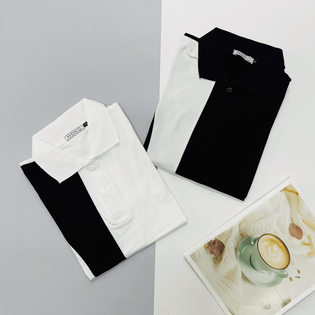 ÁO THUN NAM PHỐI HỌA TIÊT CHÉO ĐEN PHONG CÁCH SOÁI CA HÀN QUỐC THỜI TRANG VALENTINA