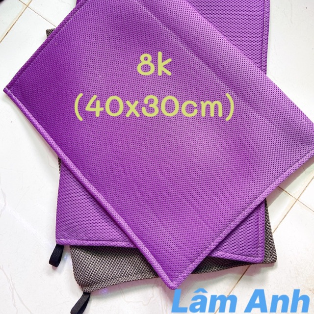 Túi Đập Nước Đá Bằng Vải Siêu Rẽ Size 30x40cm