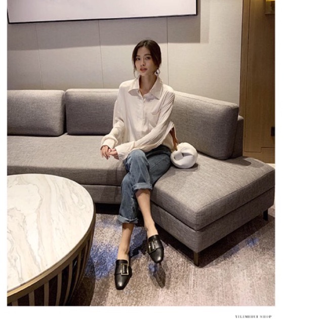 Giày bệt gót vuông ORDER