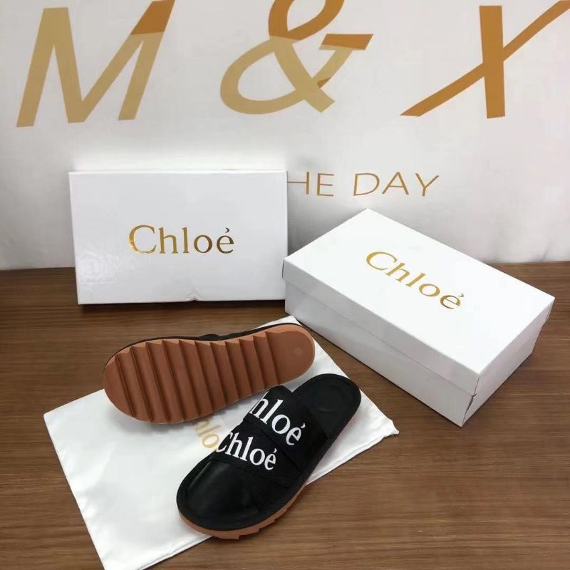 x(ẢNH THẬT) Dép Sục Chloe Quai Chéo Vải Phối Da Xịn Mềm Êm Fullbox Bill Túi Cao Cấp