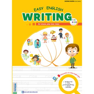 Sách - easy english writing for kids - bé khám phá bản thân