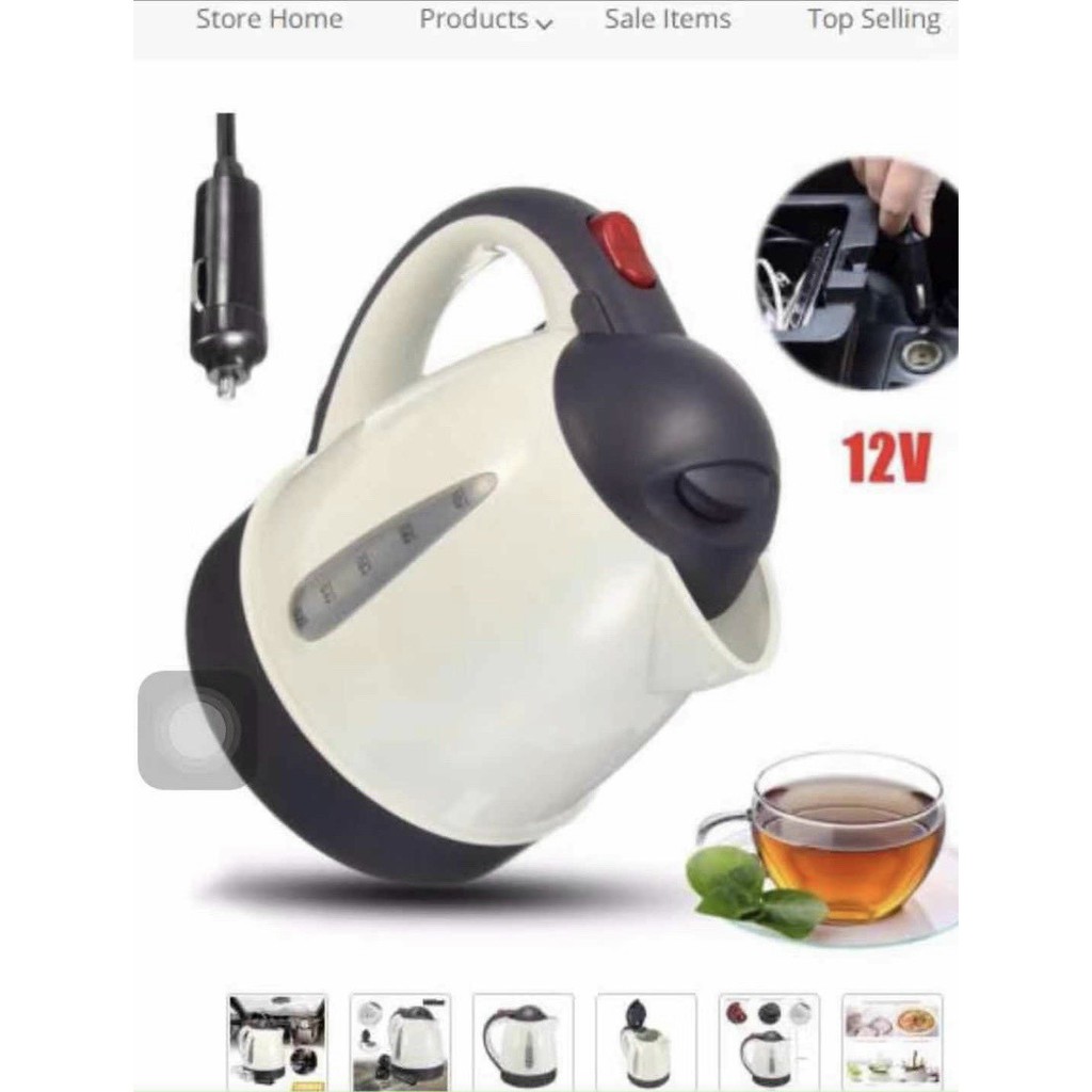 Bình đun nước hỏa tốc 12V 1000ml tiện lợi khi đi du lịch