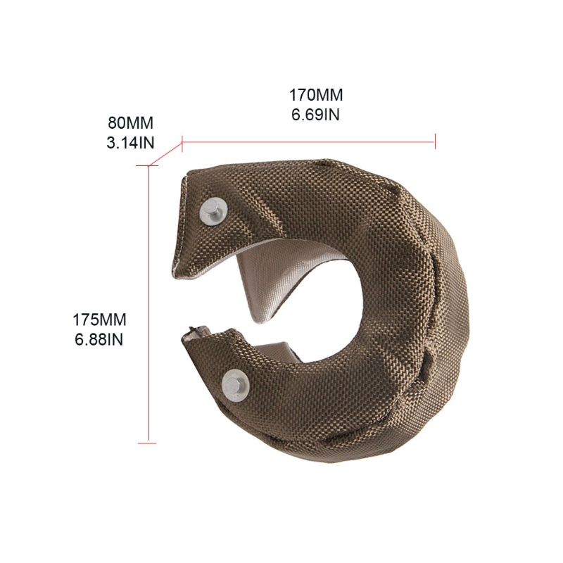 Khung Bảo Vệ Bộ Tăng Áp Turbo Cách Nhiệt Cho T3 GT25 GT30