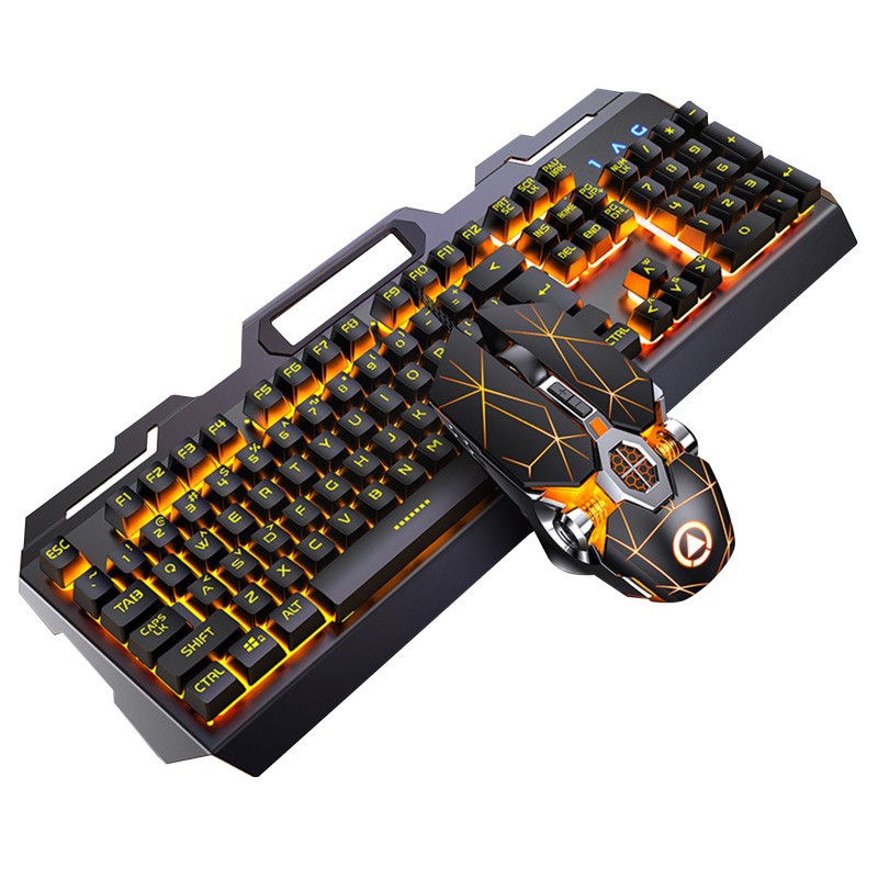 Set Bàn Phím Và Chuột Gaming 104 Phím Rgb Bằng Hợp Kim Nhôm