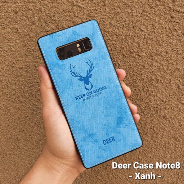 [RẺ VÔ ĐỊCH] Ốp Samsung Note 8, Note 9, Note 10 plus vải jean đầu Hươu rẻ đẹp nam tính | BigBuy360 - bigbuy360.vn