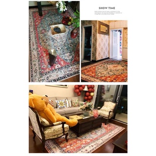 Thảm Chải Sàn Thảm Trải Sàn Phong Cách Retro Cá Tính Độc Đáo thảm vintage thảm phòng thờ tấm thảm trải sàn