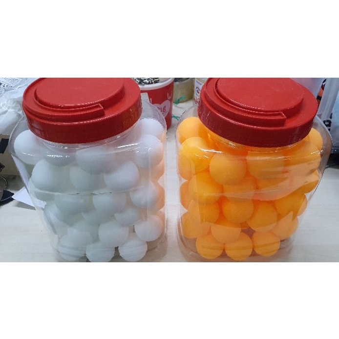 Quả bóng bàn trơn 2 màu 60 quay số event sự kiện sử dụng cho event quay xổ số