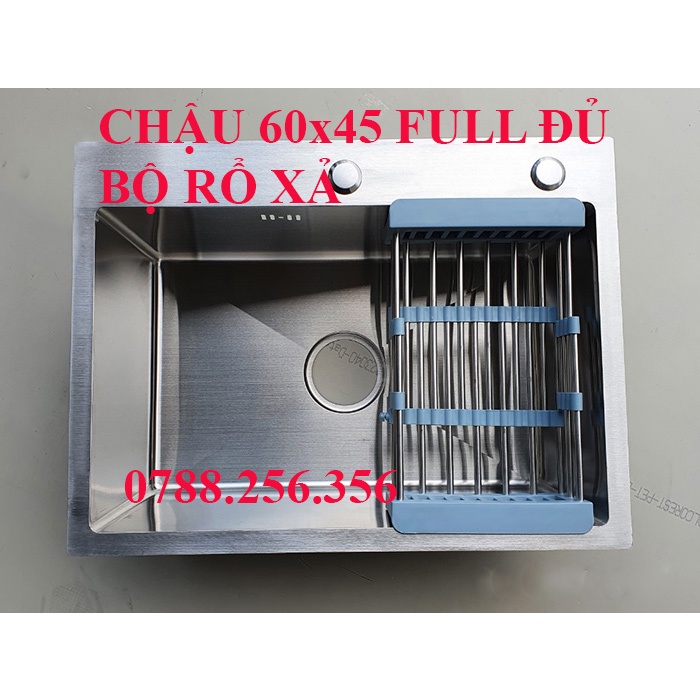 Chậu Rửa Chén Bát inox SUS 304 KT 60x45 LỰA CHỌN