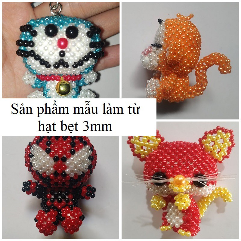 10gr hạt bẹt 3mm nhiều màu - Nguyên liệu làm handmade giá tốt