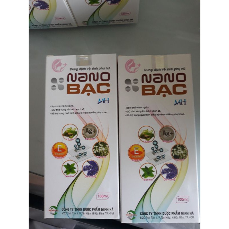 DDVS CHĂM SÓC  nam , nữ NANO BẠC -chai vòi 100ml