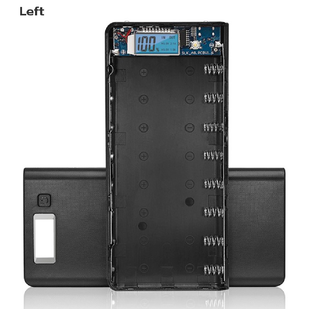 Hộp Sạc Pin Hai Cổng USB Le 8 X 18650 DIY Ốp