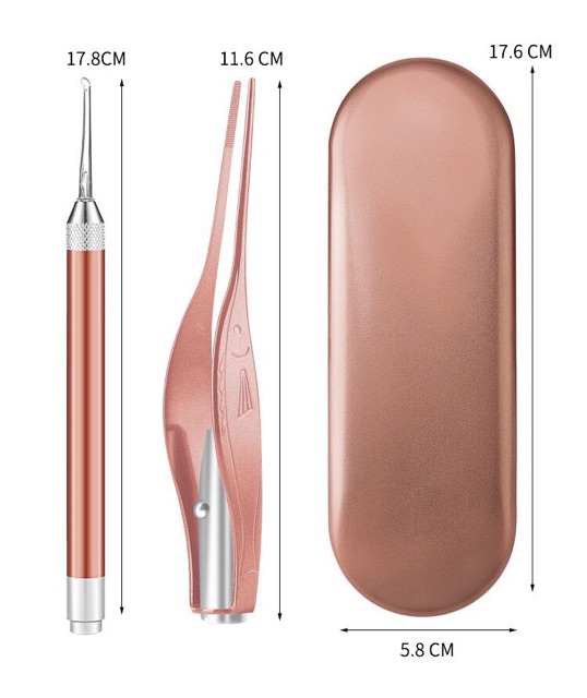 Nhíp rái tai có đèn loại xịn sang trọng