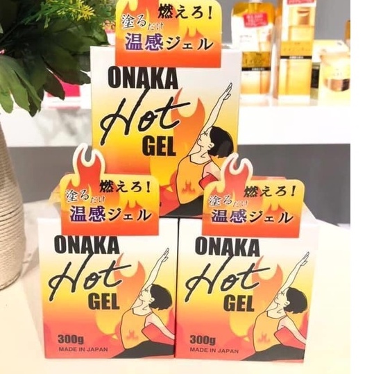 Gel Tan Mỡ Onaka Hot Gel 300g Nhật Bản