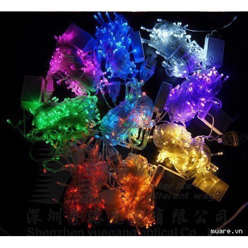 Đèn Led Trang Trí Nhấp Nháy 1 Mầu,Nhiều Màu.Đèn Bóng Kim Trang Trí Dài 5m - Ánh Sáng Đẹp CAM Kết HÀNG MỚI 100% | BigBuy360 - bigbuy360.vn