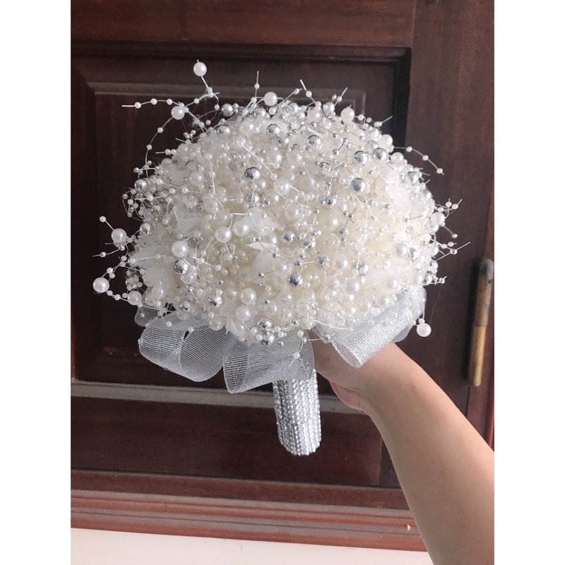 Set Nguyên Liệu Làm Hoa Cưới Cầm Tay sáng tạo.